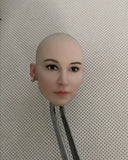 1/6 Bald Nun Head Carving Model Fit 12'' Action Figure Model