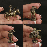 Brass Journey to the West Master and Disciple Statue Ornament Home Decoration/ Model