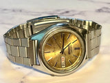 Seiko 5 Actus Tropical Moon Dial 7019-7060 Men's Watch Used SV917 Model