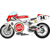 Decals for Beemax 1/12 Suzuki '93 Gamma additional logo Museum Collection Japan Model