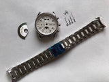 For DIY 40mm Watch Steel Case kit For 7751movement Model