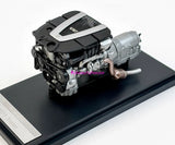 MH 1:18 M275 V12  Engine Model Diecast Metal Car Model
