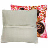 CdA cushion back with zipper 45 x 45 cm, light grey, DIY Model