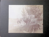 Vintage Board Photograph Paulina Grandma Bartfossa Berkeley Mount Grace Train Model