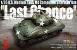 Asuka 1/35 U.S. Medium Tank M4 Composite Sherman late 'Last Chance' Model
