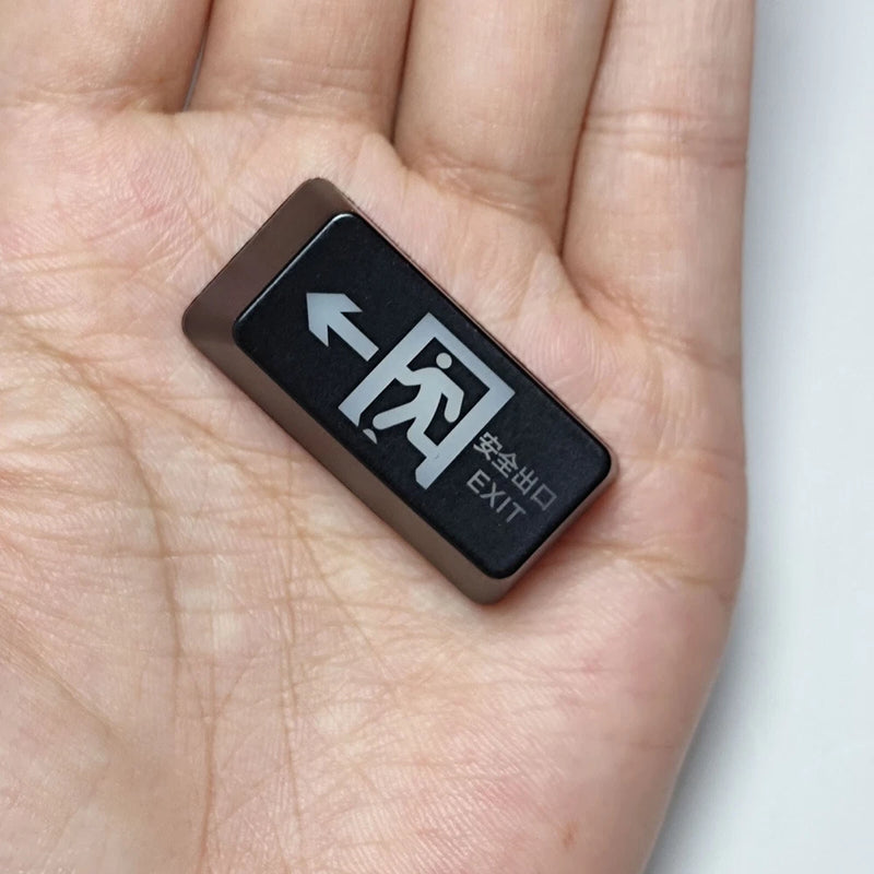 ABS Personalized Security Exit Backspace KeyCap Transparent KeyCap Spare Part Model