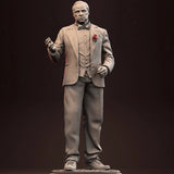 1/24 Scale Resin Figure Model Kit Gangster Godfather Unassembled, Unpainted Mode Model