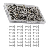 New 50 Set Stainless Steel Boat Marine Canvas Snap Cover Button Socket Fastener Model