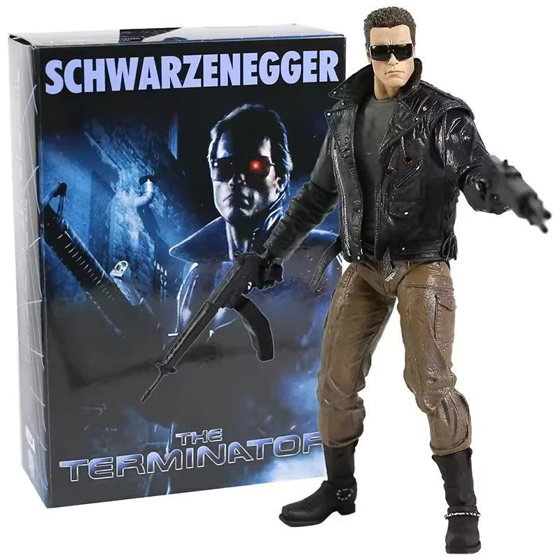 ?Figurine NECA Terminator T-800  Police Station Assault 18 cm Action Figure Model