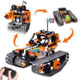 3in1 STEM Remote Control Building Kits Tracked Car Robot Tank 2.4Ghz 392pcs Model