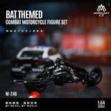 MoreArt 1:64 Combat Motorcycle Figure Set Resin Model For Scene Diorama£¨2 PCS£© Model