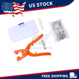 51pcs Metal Snap Fastener Kit with Hand Press Tool For Sewing Craft Model