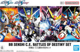Bandai SEED Senshi BB C.E.73 Destiny Stargazer Gundam Set SD Model Kit USA Model