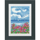 Permin counted cross stitch kit "Sailboats", 13x18cm, DIY, 13-1438 Model