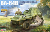 Heavy?Hobby Lanmo MM35003 1/35 Soviet BA-64B Full Interior Light Armored  Car Model