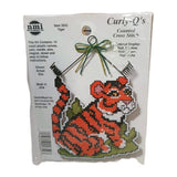 Tiger Curly-Q's  Jungle Cat Plastic Canvas Counted Cross Stitch Kit 2652 Model