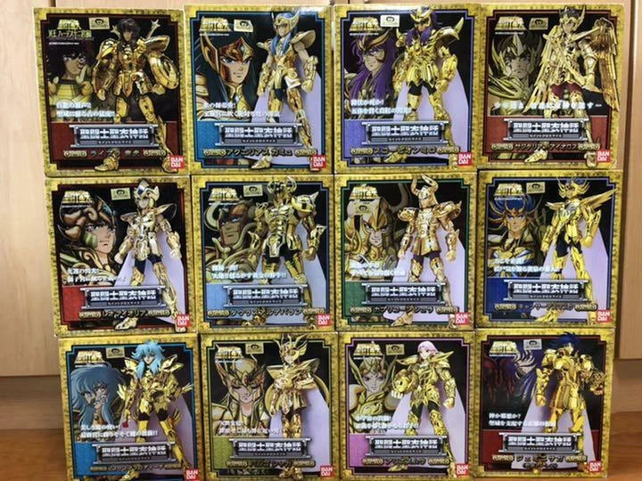 Saint Seiya Myth Cloth Action figure Gold saint Full set (12 items) Taurus Gemin Model
