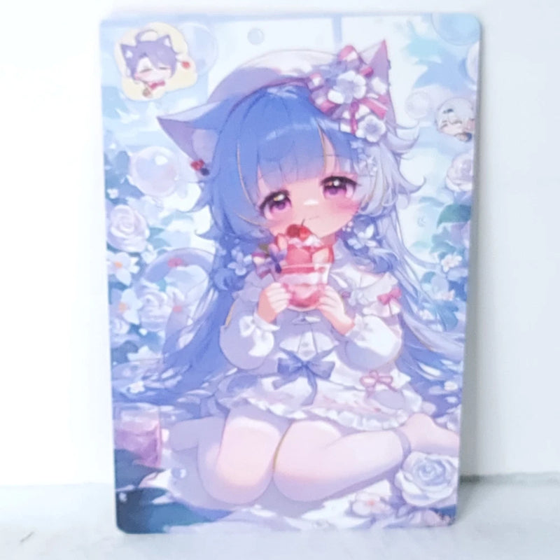 Keqing Baby Chibi Waifu Card Anime Girl Wall Art Oversized Board A5 Model