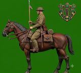 1/35 Scale WwI British Cavalry Unpainted Resin Model Kit Toys Model