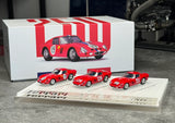 1/64 Alloy diecast car model Ferrari 250 GTO 3-car set Model