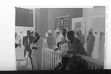 (2) B&W Press Photo Negative Gathering Into Board Room Mwtals Awarded  -T3011 Model