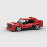 MOC Car Fiat Abarth 131 Rally Car Building Block Model Kit Toy Gift 196 Pcs Model