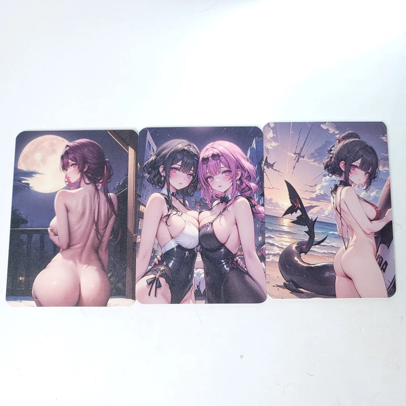 Kafka Sparkle Anime Waifu Art Oversized Board A6 Lot of 3 Model