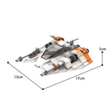 Mocs Building Blocks Kitss Kits T-47 Snowspeeder Sets Bricks Toy Kits 275 Parts Model