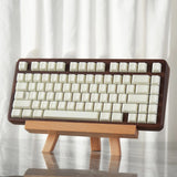 Cherry Profile White Marble Doubleshot PBT Keycap Set Semi-transparent Key Caps Model