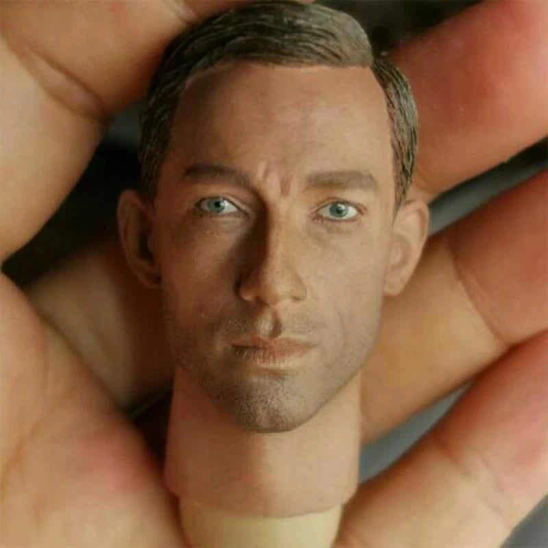 1/6 Scale WWII Soldier Head Sculpt Model Fit 12'' Soldier Figure Body Model