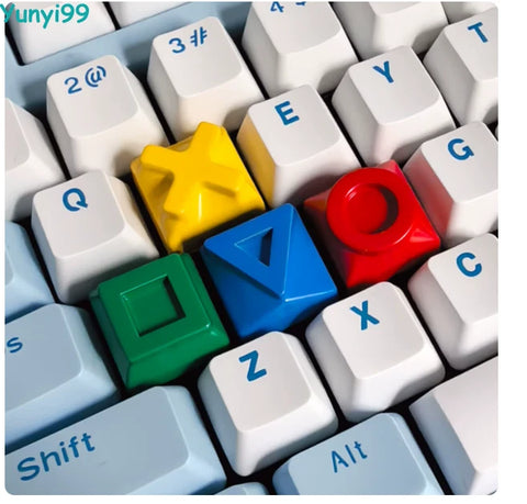 Metal Keycap Game Console Mechanical Keyboard Keycaps Up, Down, Left, Right New Model