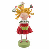 Lori Mitchell Gabby Giftmas Girl Christmas Figurine Folk Art Decor Model