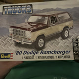 Revell '80 Dodge Ramcharger 1:24 Scale Model Kit Plastic Unassembled Model
