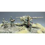 1/72 Resin Figure Model Kit Military 8.8cm Flak Crew Winter 6 Figures Unpainted Model