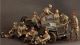 1:35  Resin Model Assembly Kit, US 101st Airborne Division 9 People Unpainted Model