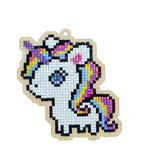Magical Unicorn CSW305 Crafting Spark Diamond Painting on Plywood Kit Model