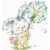 Magic Needle Zweigart Edition counted cross stitch kit "Bunny and Dandelion", 12 Model