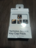 NORTH Tortoise Accent Key Cap Pack Arrow Keys & Spacebar MX Switch Compatible Model