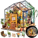 Miniature Greenhouse Kit DIY for Adults Indoor Plant House Garden Small Model