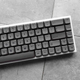 Dark Gray XDA Keycaps Set PBT Dyesub 133 keys Nightmare for Cherry MX Keyboards Model
