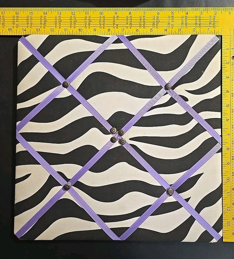 Padded Ribbon Bulletin Message Photo Board 14" by 14" Model