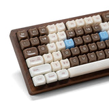 Jelly Jade Keycaps Translucent Cute Ragdoll Cat Mao Profile 148 Keys Brown PC Model