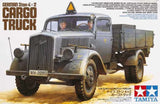 Tamiya 35291 1/35 Scale Model Kit WWII German 3Ton 4x2 Cargo Truck w/2 Figures Model