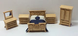 Quarter Inch 1:48th Traditional Bed Room Furniture Kit Model