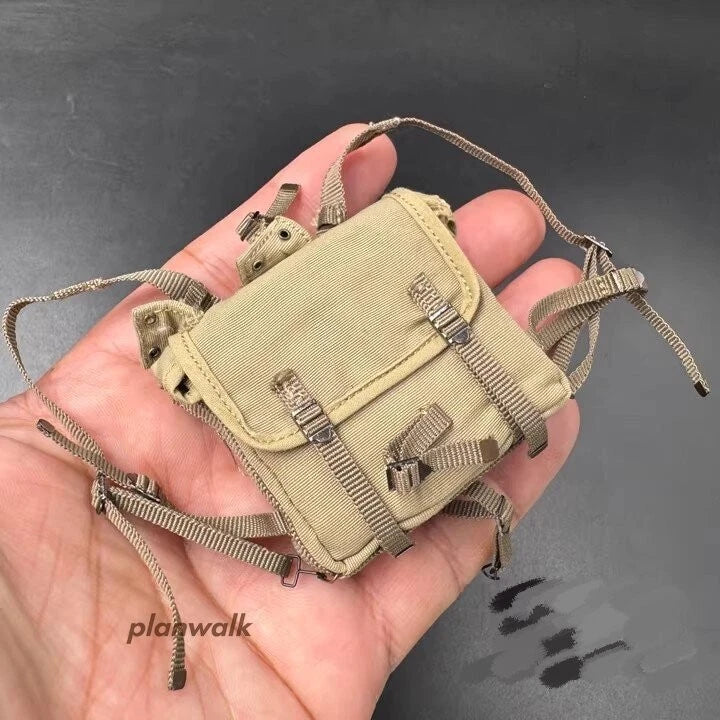 Male Backpack Armament Pouch Model Fit for 12" 1/6 Action Figure Soldier Gift Model