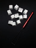 White Ceramics Keycaps OEM R4 R2 Keys Switch Key Caps For Cherry MX Keypad Model