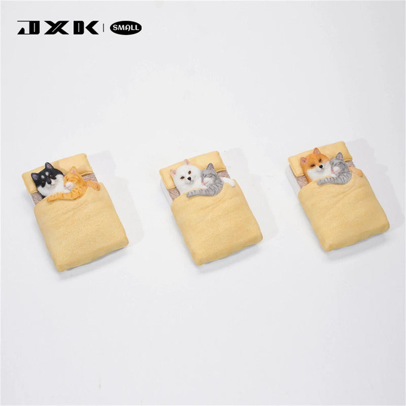 JXK 1/6 Small Single Dog 8.0 Model Animal Funny Accessory Kid Gift Fridge Magnet Model