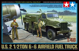Tamiya 32579 US Airfield Fuel Truck 1/48 Scale Plastic Model Kit Model