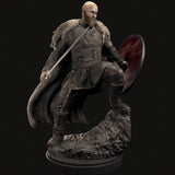 1/24 Scale Resin Figure Model Kit Ragnar Lothbrock Vikings Unpainted Unassembled Model