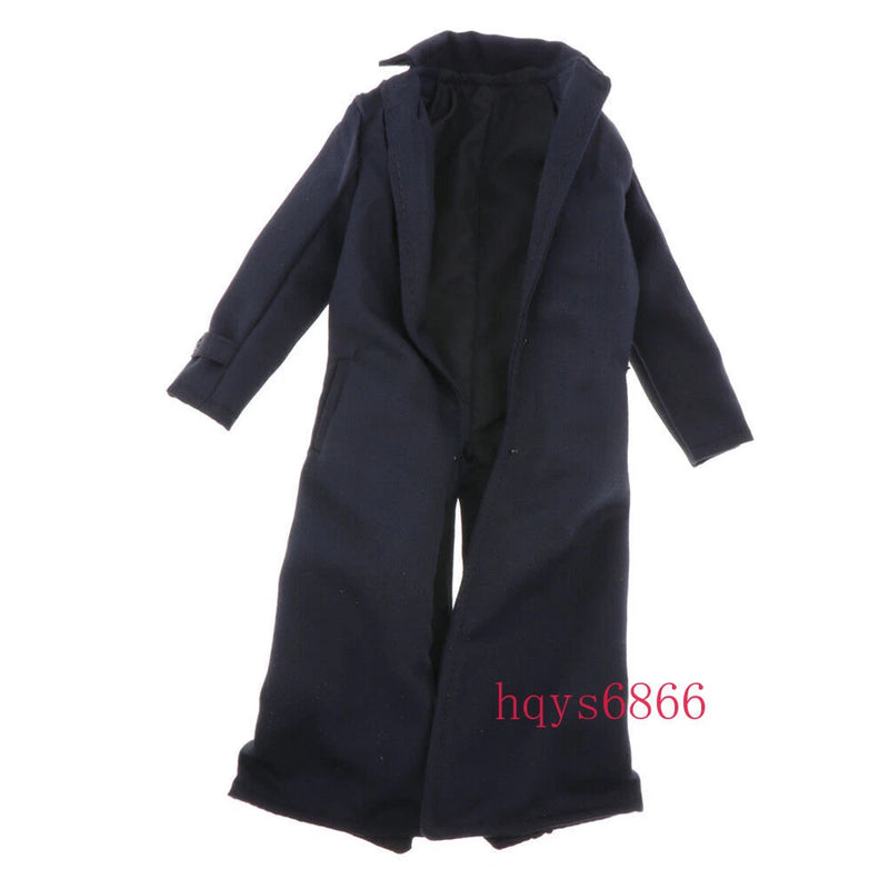1/6 Scale Trench Long Coat Windbreaker Clothes Model For 12'' Action Figure Model